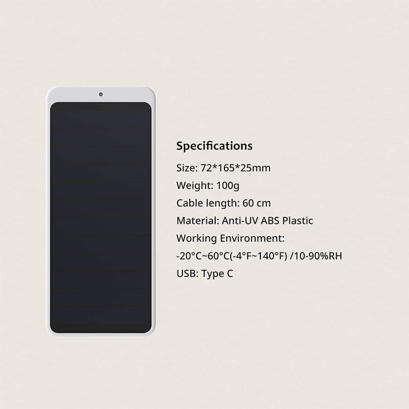 SwitchBot Solar Panel 太陽能充電板