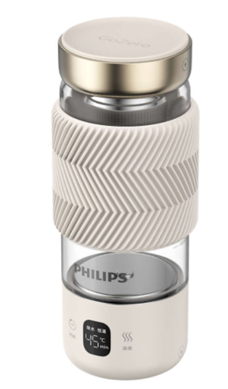 Philips 飛利浦 便攜式玻璃加熱養生杯 AWP2776 隨機顏色