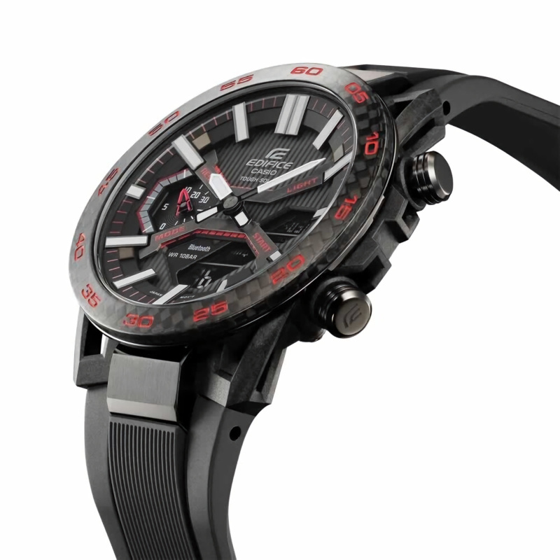 CASIO EDIFICE SOSPENSIONE ECB-2000PB-1A堅固的太陽能藍牙碳錶殼手錶