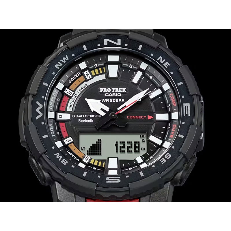 CASIO PRO TREK Connected PRT-B70-1藍牙潮流圖世界時間20ATM手錶
