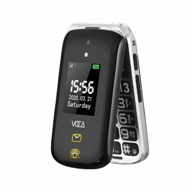 VOCA 大屏幕摺疊4G手機 V543 - 大字大聲，廣東話按鍵