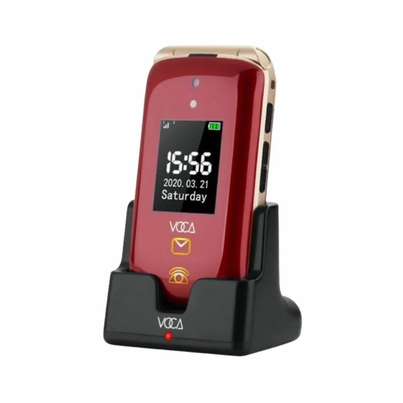 VOCA 大屏幕摺疊4G手機 V543 - 大字大聲，廣東話按鍵