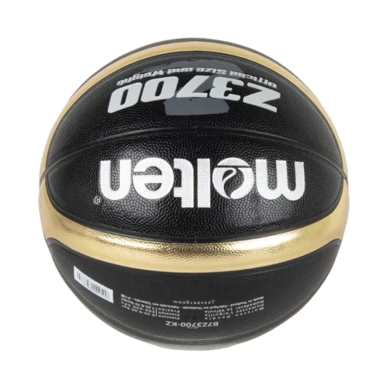 【💥7號籃球】Molten Z3700 7號籃球 人工皮革 籃球 Size7 官方球 黑金