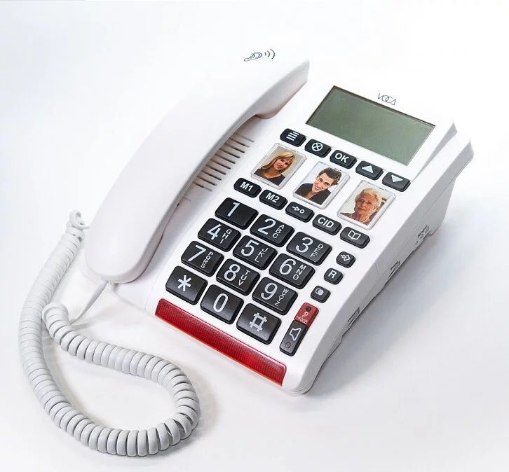 【VOCA】家居有線長者電話 CP130 - 大聲大字，一鍵式照片撥號鍵