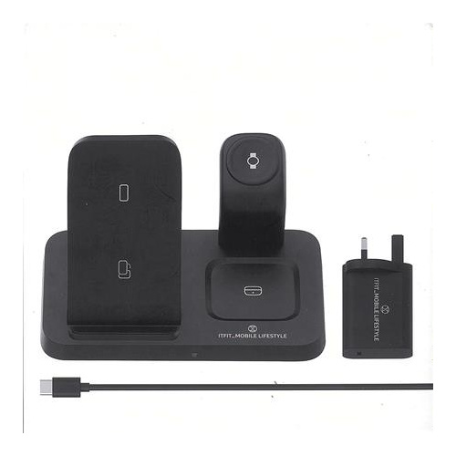 Samsung - ITFIT - 3-in-1 無線充電板 (連30W 旅行充電器) 黑色 - 平行進口