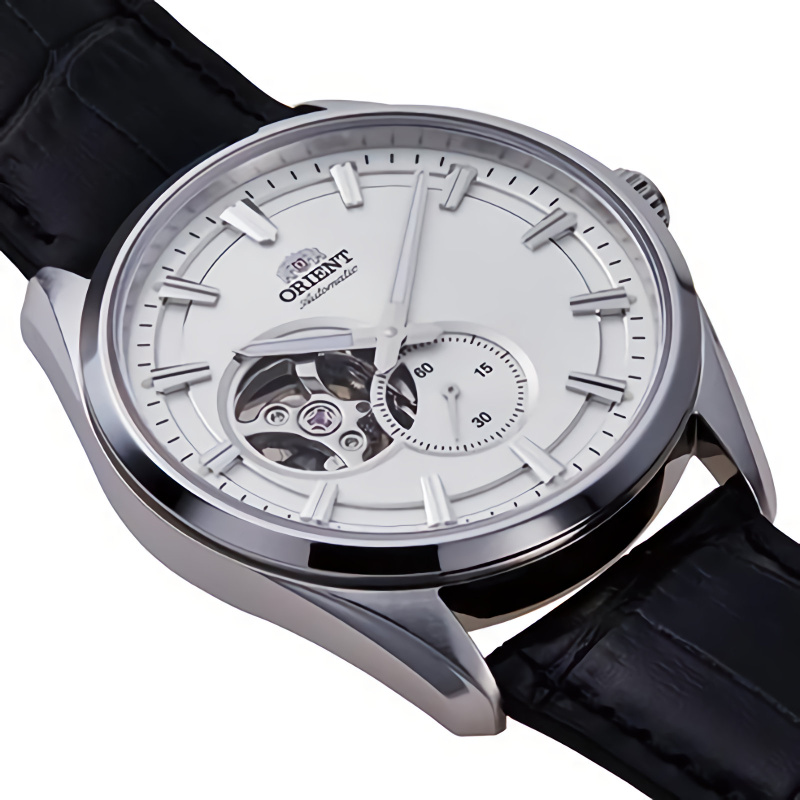 東方現代RN-AR0003S全自動白色半骨架錶盤男士手錶