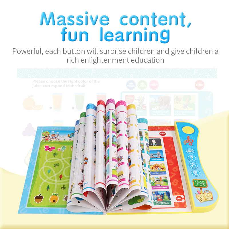 暢銷兒童英文電子點讀書 有聲兒童學習書 兒童益智早教玩具