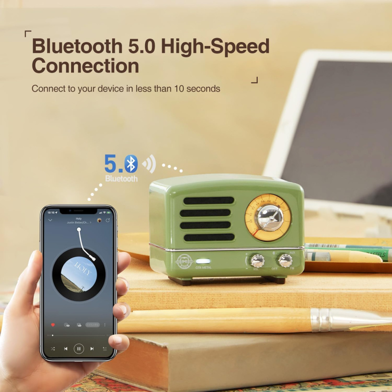 Muzen OTR Metal 復古藍芽音響收音機 (升級版)