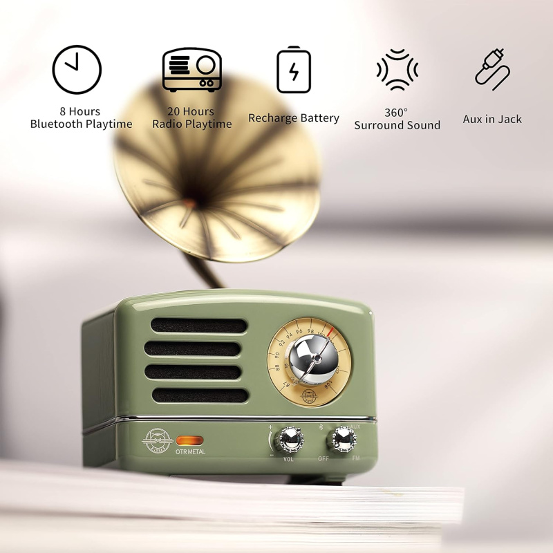 Muzen OTR Metal 復古藍芽音響收音機 (升級版)