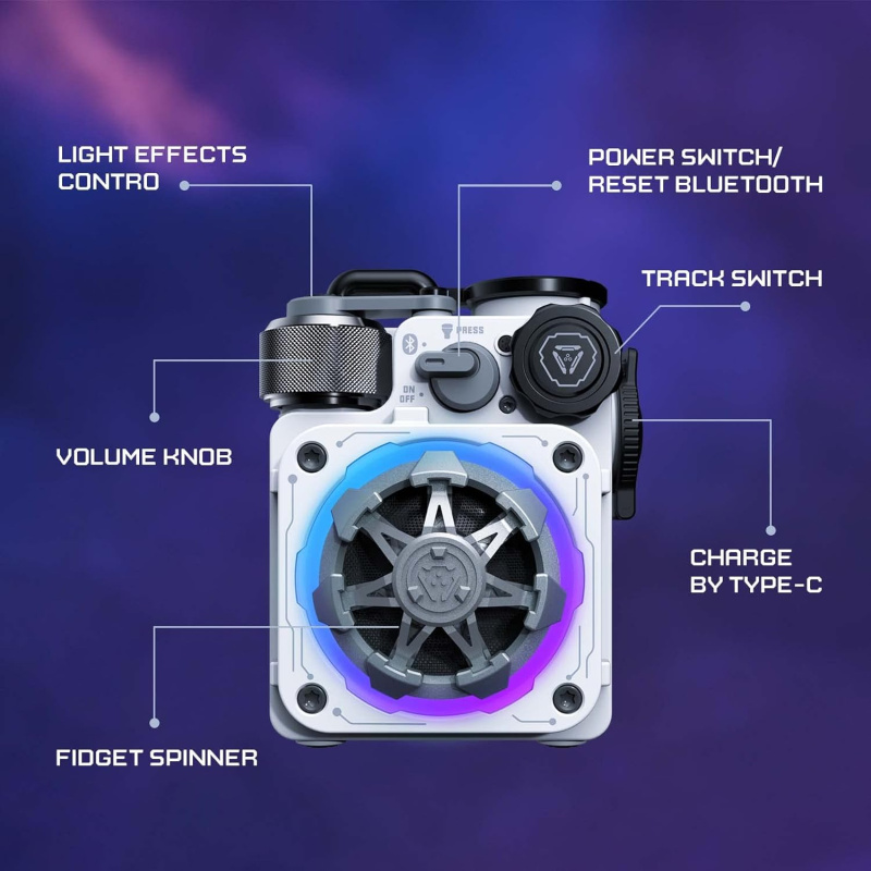 Muzen Cyber Cube Premium 便攜式藍牙音箱