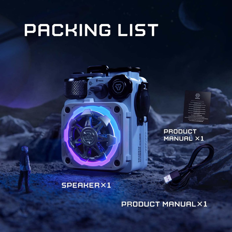 Muzen Cyber Cube Premium 便攜式藍牙音箱