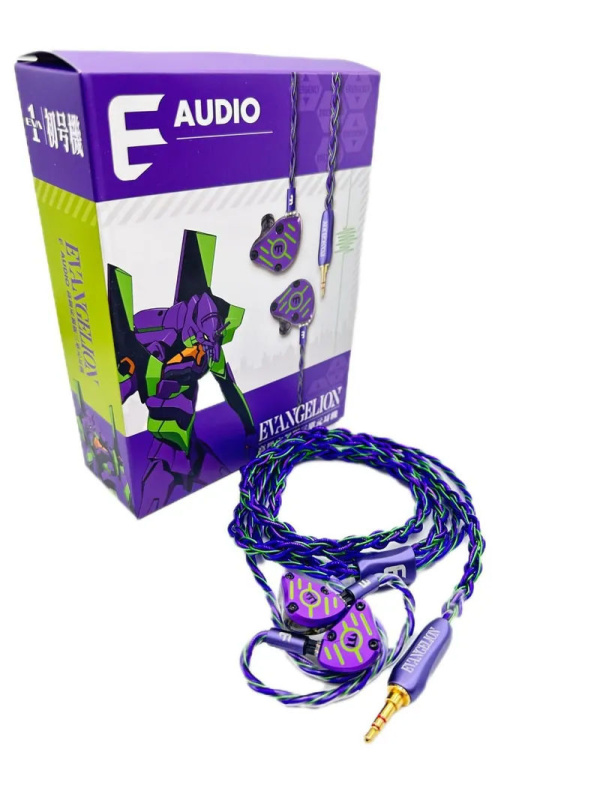 E AUDIO x EVANGELION 新世紀福音戰士 可換線組合式三單元發燒級耳機