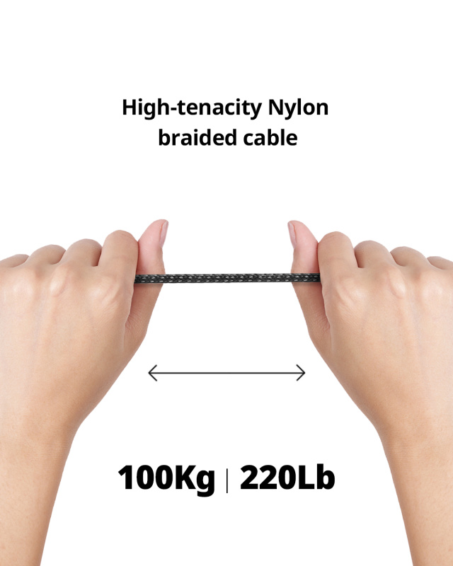 SUPERV CC51 Charging Cable 100W 120cm 5in1 PD100W USB-A/Type-C Wireless Watch Support