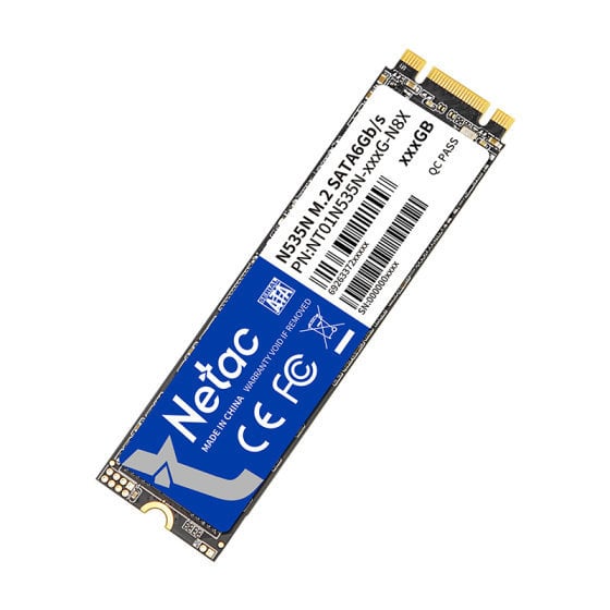 NETAC N535N PCIe M.2 SATA 6Gb/s SSD (256GB/512GB/1TB) NETAC N535N PCIe M.2 SATA 6Gb/s SSD (256GB/512GB/1TB)