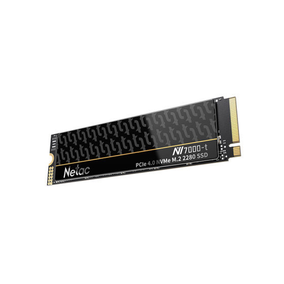 NETAC NV7000-t PCIe Gen4x4 M.2 SSD WITH HEATSINK (1TB/2TB/4TB) (讀:7200MB/s 寫:4400MB/s)