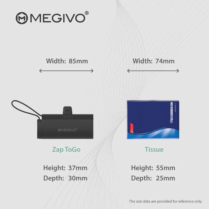 Megivo Zap ToGo 5000mAh 最輕巧多功能充電池