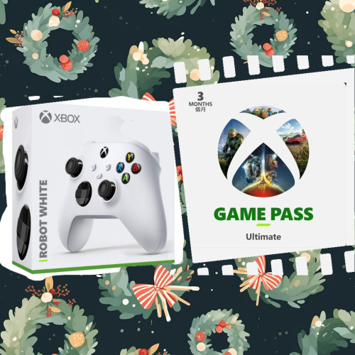 Microsoft Xbox Series 無線手制[白色]+Xbox Game Pass Ultimate 6個月 [香港]