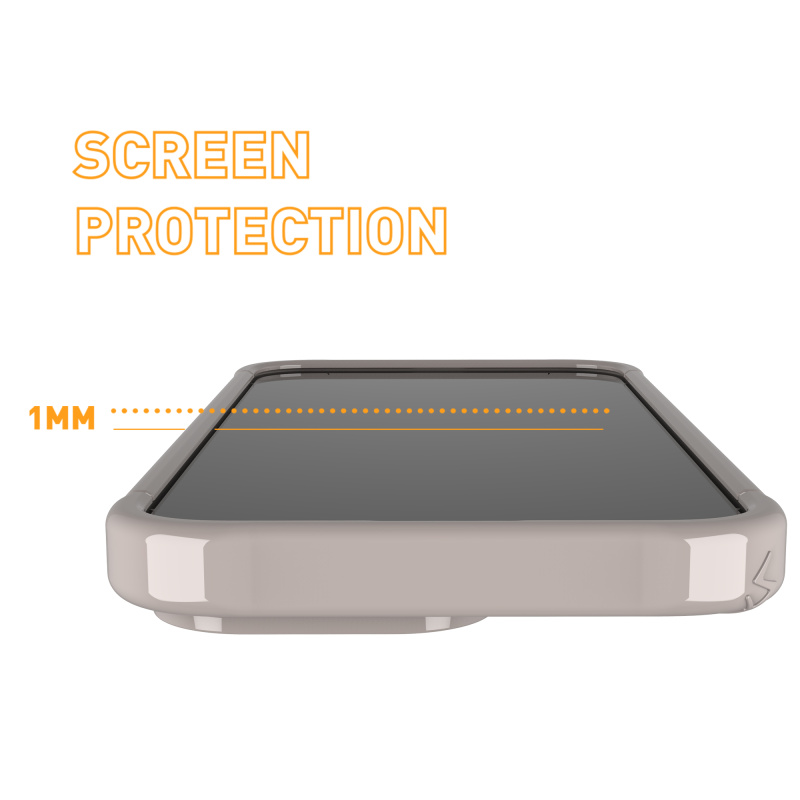 ARMOR iPhone 15 Pro / 15 Pro Max Signature Pro 電話保護殼_星塵灰/橙帶