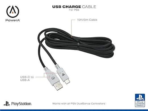 PowerA USB-C CABLE FOR PLAYSTATION 5 3M (CE-PP5UCC)