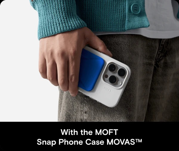 MOFT MOVAS™ Snap-on Phone Stand & Wallet 磁吸式手機支架 (專利純素皮革) MS007MP