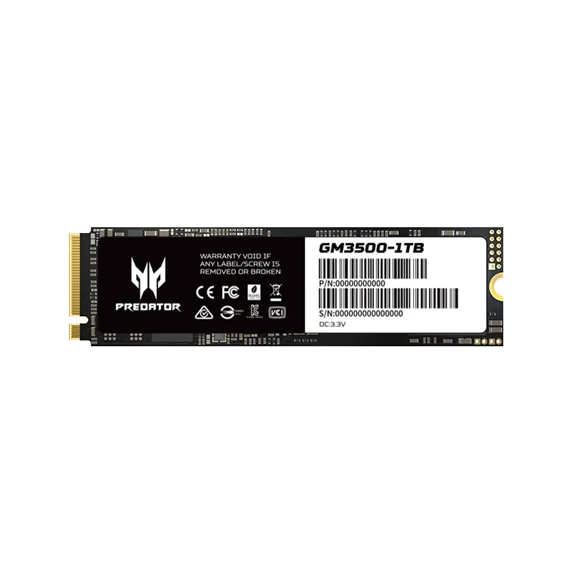 Predator GM3500 PCIe Gen 3.0 x4, NVMe 1.3 SSD (HD-AGM352T/HD-AGM351T)