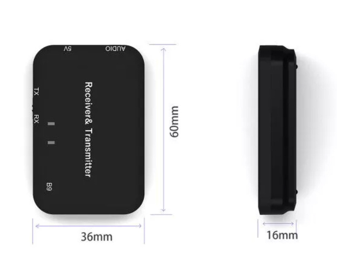 Bluetooth 4.0 TV Wireless Audio Transmitter and Receiver 藍芽4.0 2in1 音頻傳送接收器 - S2537