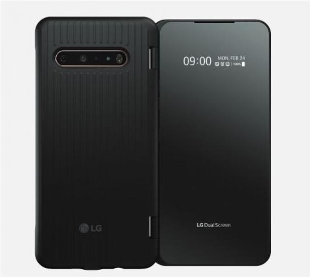 LG V60 ThinQ 5G 雙螢幕摺疊手機 6.8吋 連雙螢幕3顯示 (轉數快優惠價$2199)
