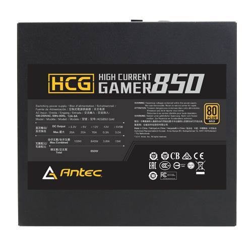 ANTEC High Current Gamer HCG 850 Gold Modular 80Plus Gold (HCG850-GOLD-GB)