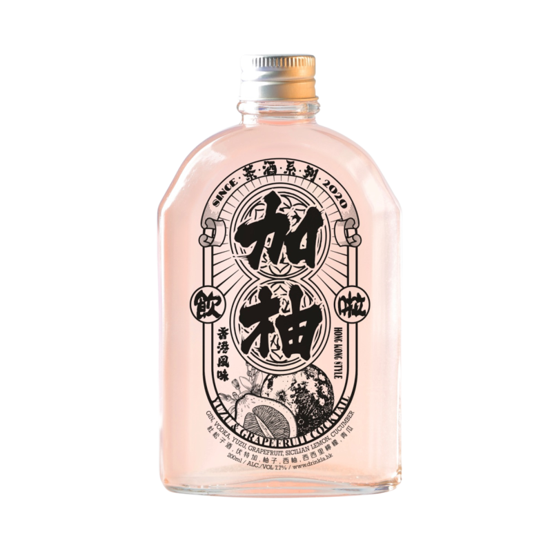 Drink La 飲啦 - 加柚 (200毫升) 香港樽裝特調雞尾酒 Drink La 飲啦 - 加柚 (200毫升) 香港樽裝特調雞尾酒