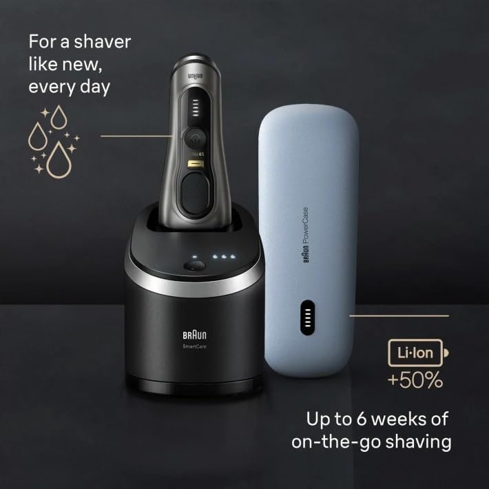 Braun Series 9 Pro+ 9575cc 乾濕兩用電鬚刨 (帶充電皮革盒)