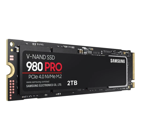 Samsung 三星 980 PRO 2TB PCle 4.0 NVMe M.2 SSD