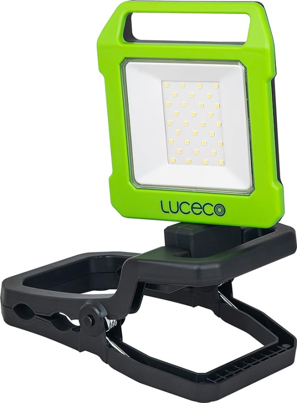 LUCECO - LILC10G65 LED夾式工作燈 充電式 / USB充電 / 360°旋轉 / 可調角度 / IP20
