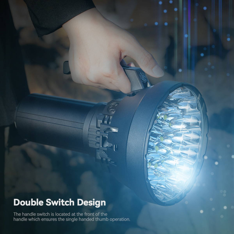 Imalent MS32 200,000lm 32x XHP70.2 LED 充電 電筒 內置散熱風扇