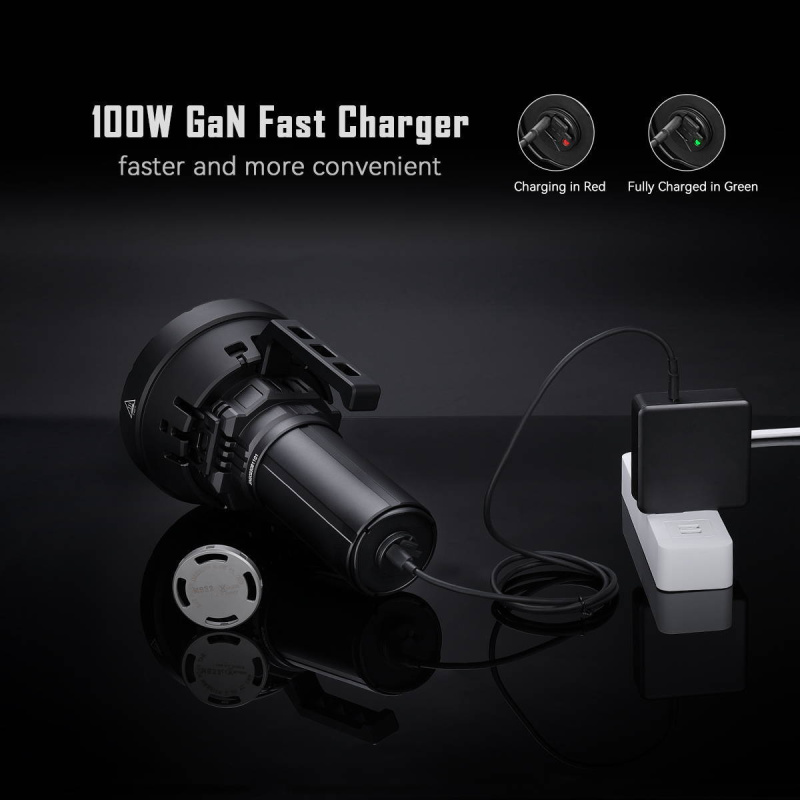 Imalent MS32 200,000lm 32x XHP70.2 LED 充電 電筒 內置散熱風扇