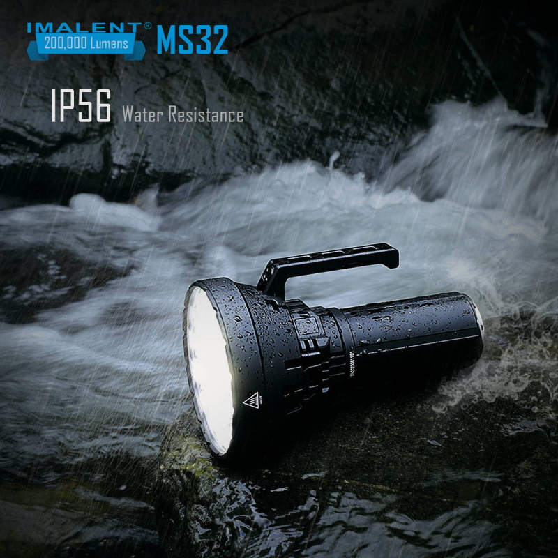Imalent MS32 200,000lm 32x XHP70.2 LED 充電 電筒 內置散熱風扇