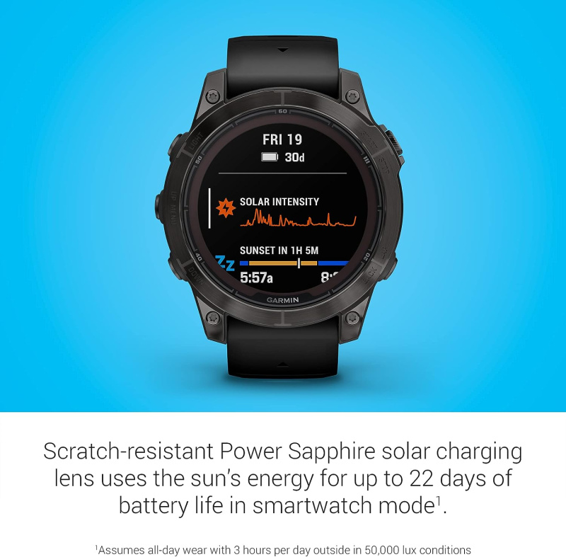 Garmin fēnix 7 Pro Sapphire Solar Edition 太陽能智能手錶