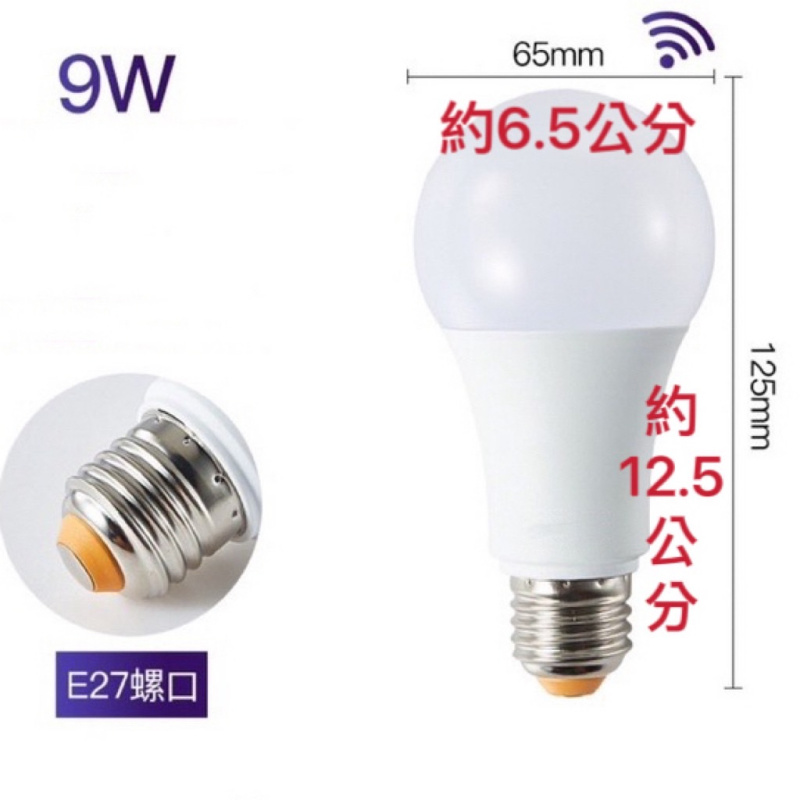 雷達LED人體感應燈膽