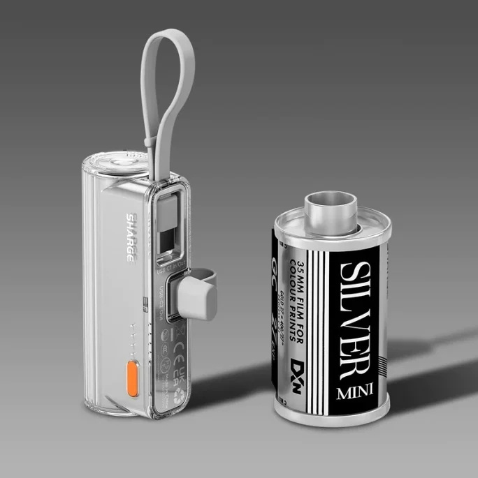 SHARGEEK (SHARGE) Flow Mini 5000mAh 應急膠囊移動電源 SP012 [Type-C+ Lightning插頭]