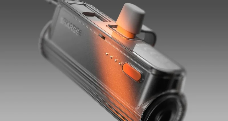 SHARGEEK (SHARGE) Flow Mini 5000mAh 應急膠囊移動電源 SP012 [Type-C+ Lightning插頭]