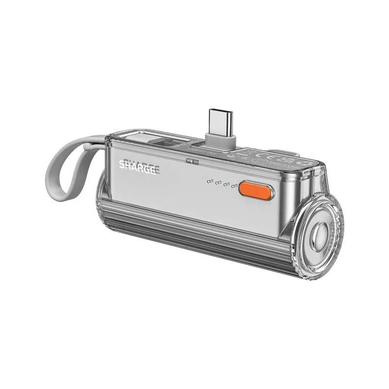 SHARGEEK (SHARGE) Flow Mini 5000mAh 應急膠囊移動電源 SP012 [Type-C+ Lightning插頭]