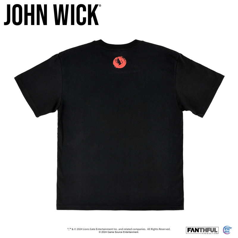 [預購] 純綿T-Shirt (殺神 John Wick) [大阪酒店] (黑)