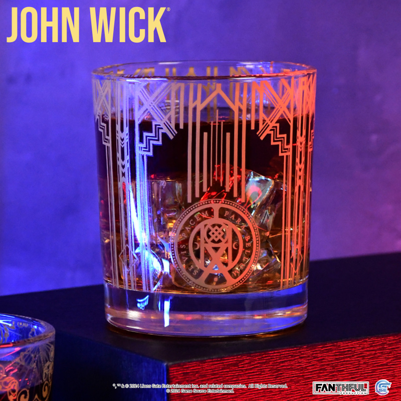 [預購] 玻璃對杯 (一對) (殺神 John Wick)