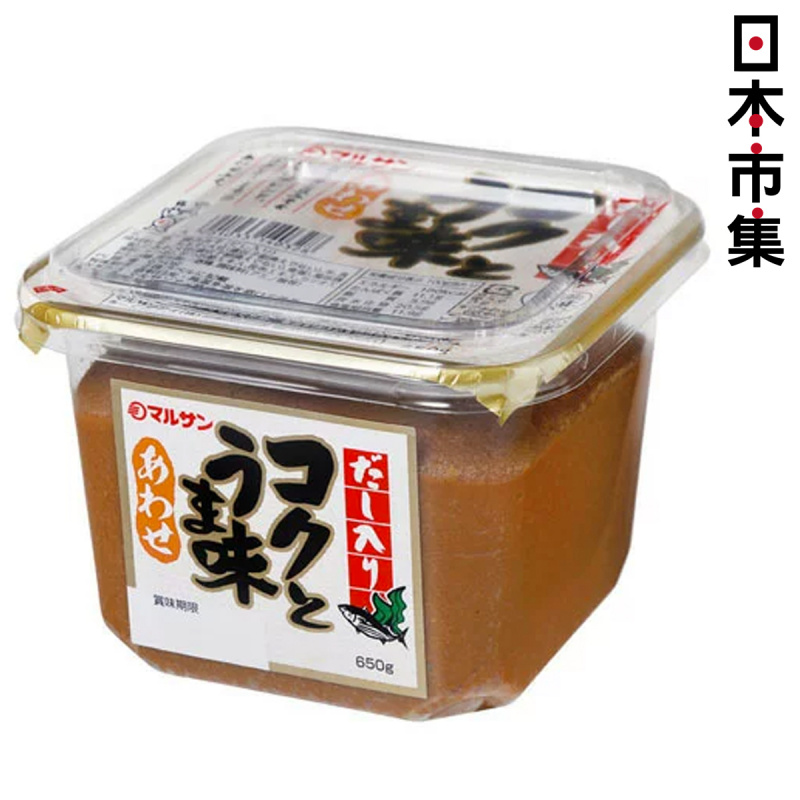 日版Marusan 鰹魚昆布海帶味噌麵豉 (濃郁) 650g【市集世界 - 日本市集】