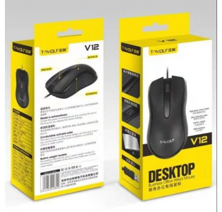 T-WOLF V12 USB OFFICE MOUSE