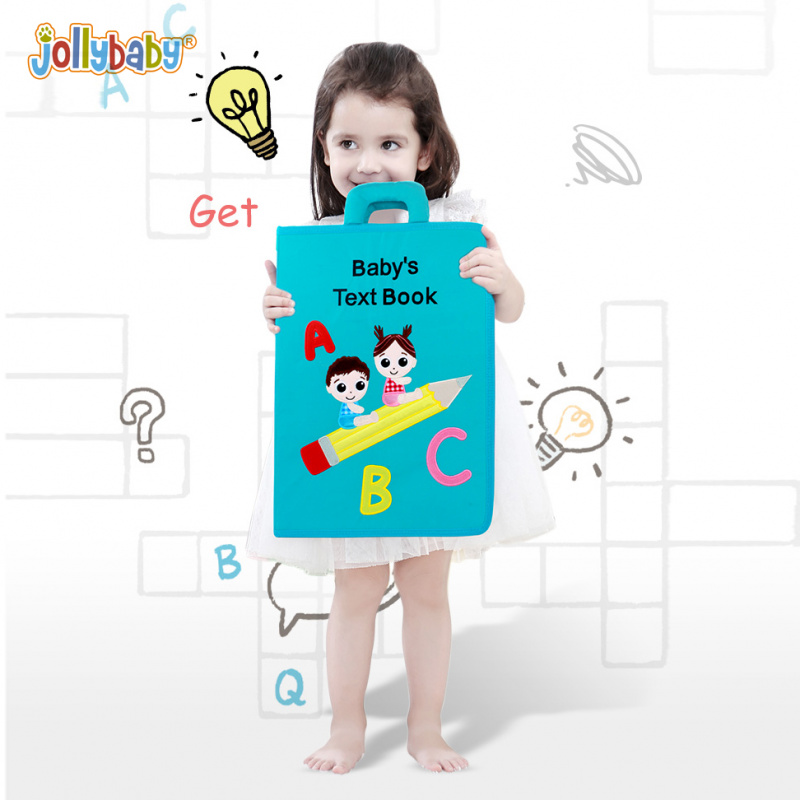 澳洲 Jollybaby BB Cloth Book - BB啟蒙早教教科布書 立體模型|多種互動|教娛兩不誤