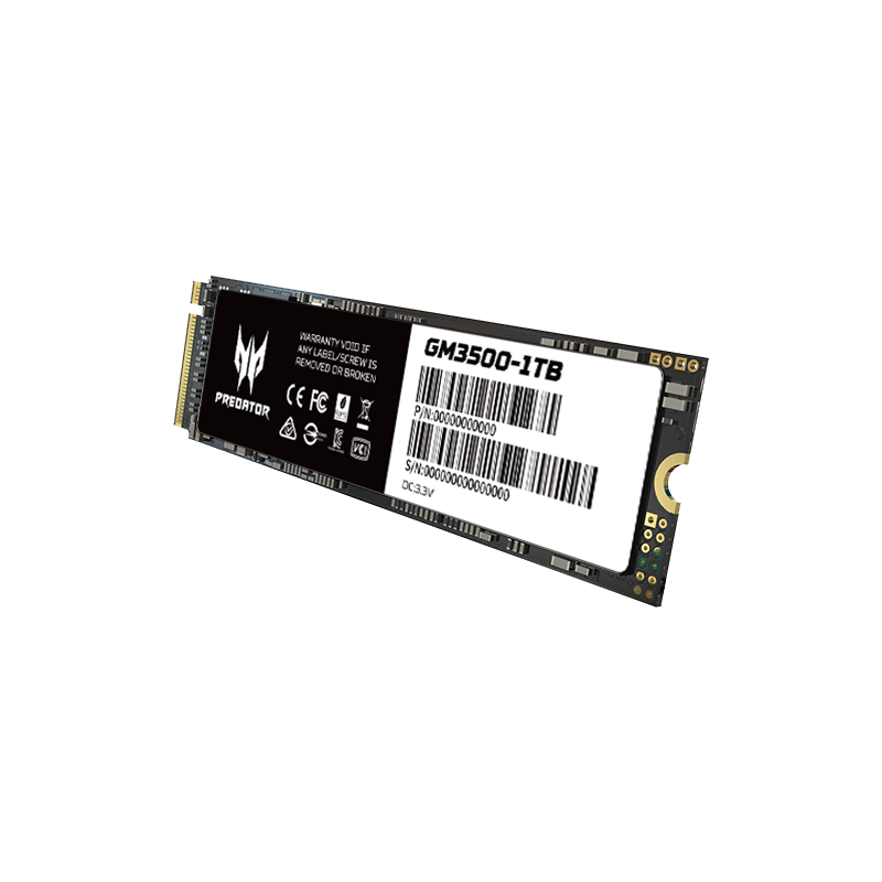 ACER Predator GM3500 PCIe Gen 3.0 x4 M.2, NVMe 1.3 Gaming SSD (1TB / 2TB)