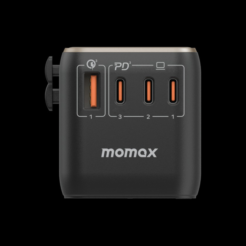 MOMAX 1-World 120W GaN 方便式旅行插座 UA15