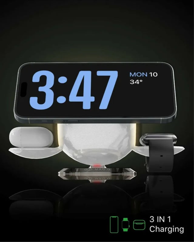 EGO Mag.Q @ 3in1 15W Magsafe充電座