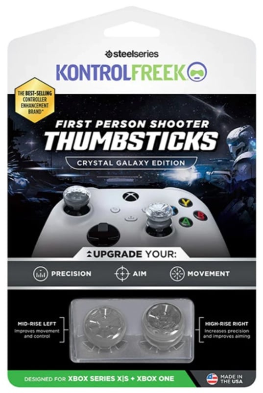 KontrolFreek FPS Thumbsticks Crystal Galaxy Edition 搖桿帽 (PS5/PS4/Xbox)