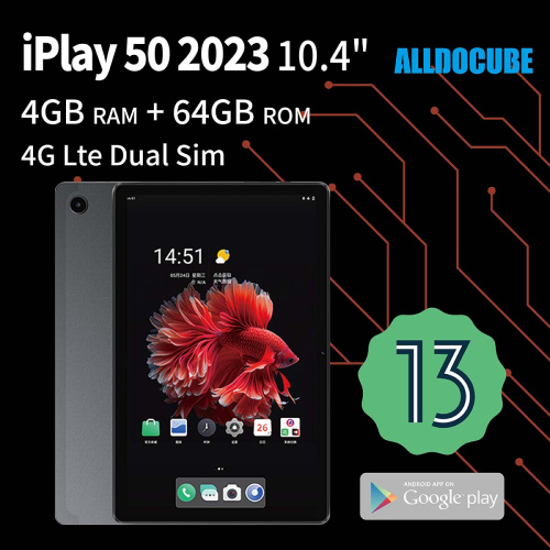 Alldocube 酷比魔方 – iPlay 50 2023 (4+64) A13 10.4″ 2000×1200